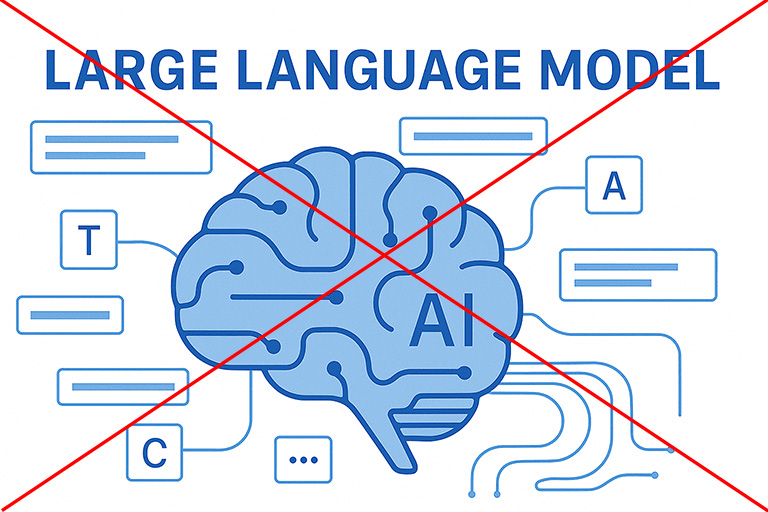 An LLM is not a brain